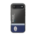 Phone case with Xanax branding on a white background