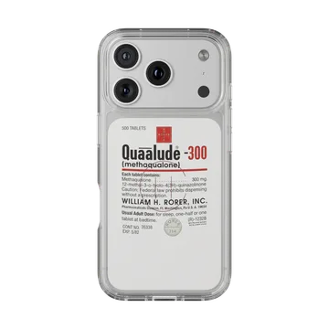 QUAALUDE 300MG iPhone Case
