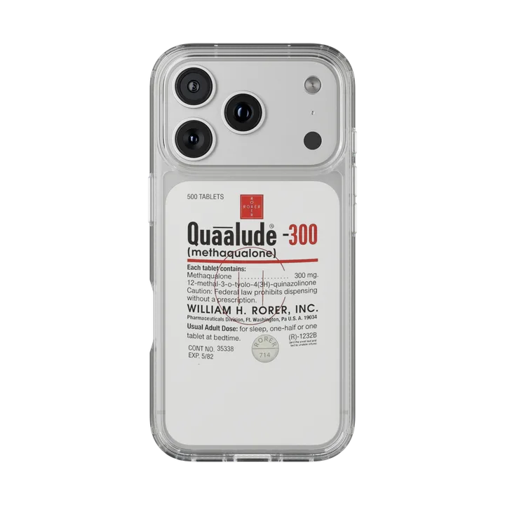 QUAALUDE 300MG iPhone Case
