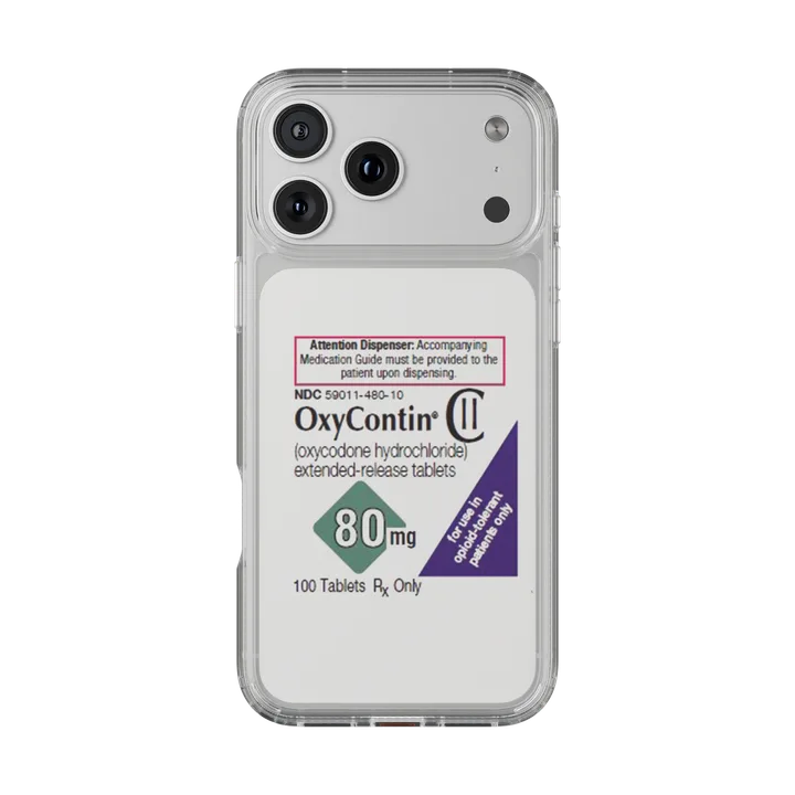 OxyContin 80MG iPhone Case